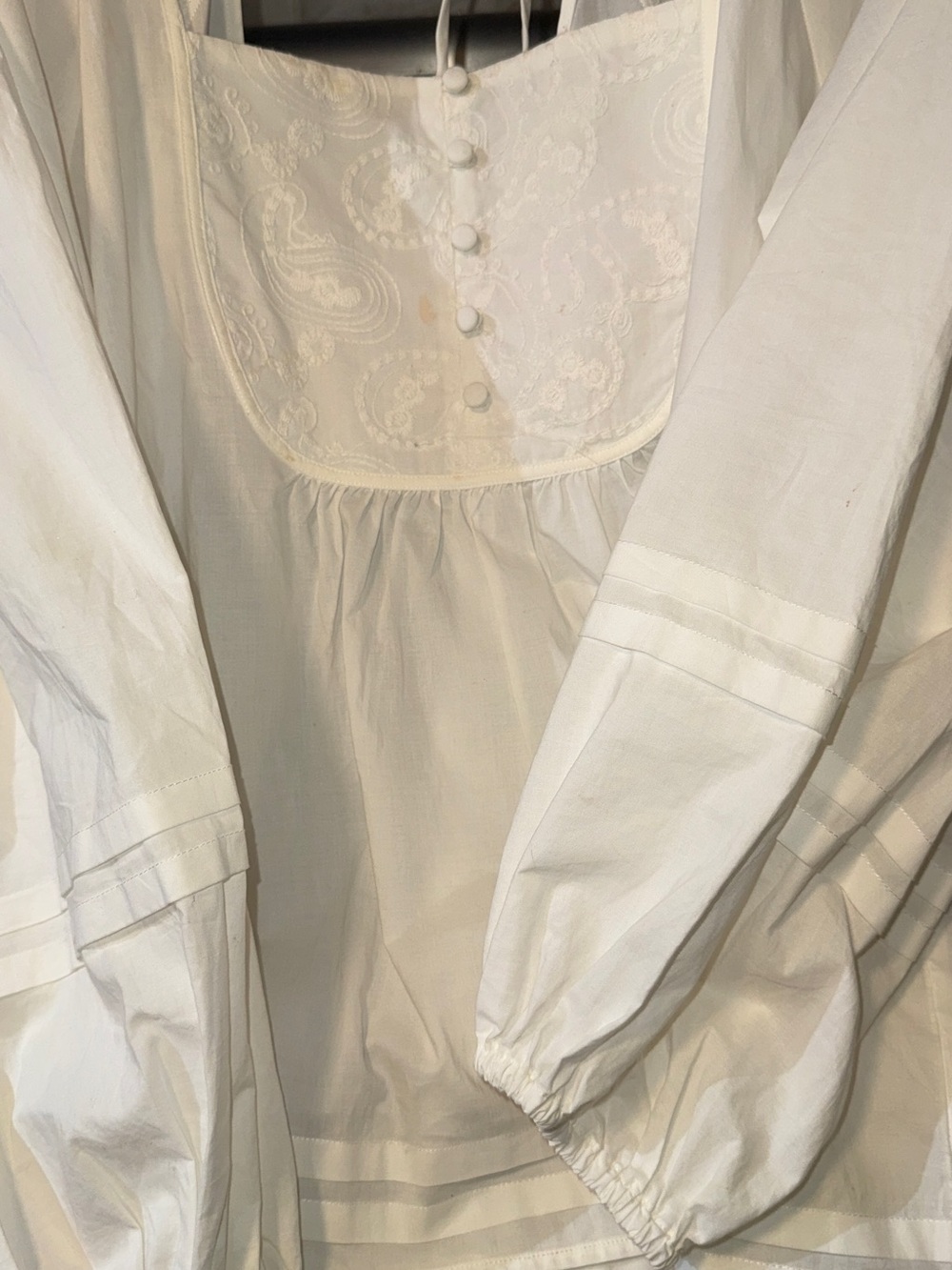 Maurices Ivory Lightweight Drawstring Top